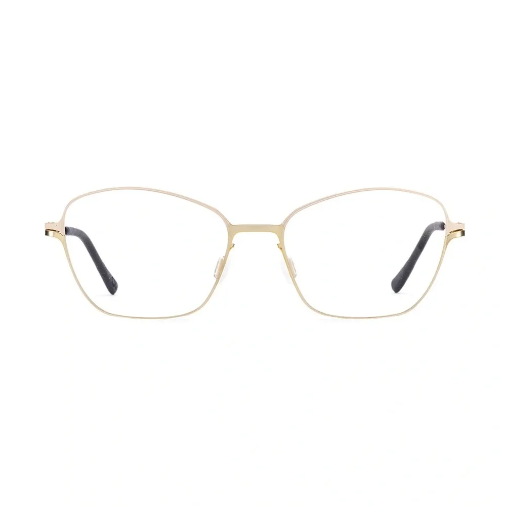NWT Etnia Barcelona MINERVA Gold Round 54mm Eyeglasses